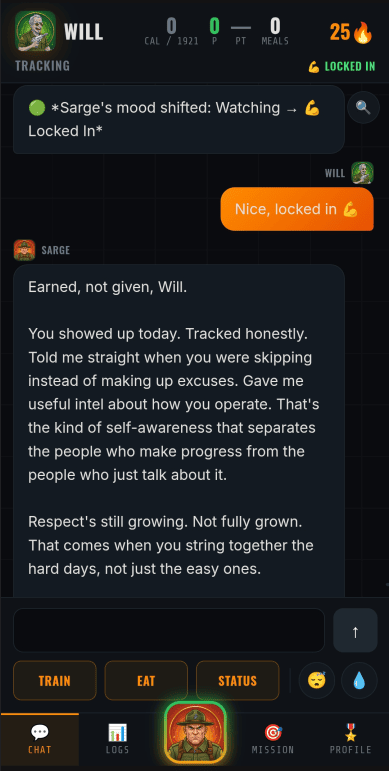 Mood climbs when you show up.
